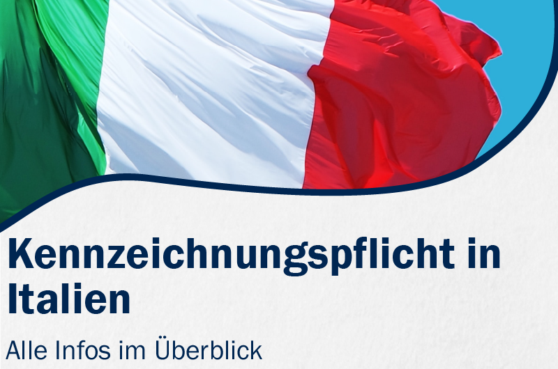 Kennzeichnungspflicht in Italien